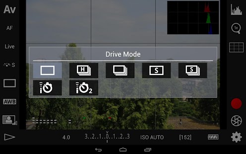 DSLR Controller Ekran görüntüsü