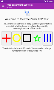 Zener Card ESP Test