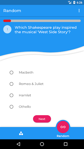 Quiz - All categories quizzes Screen 2