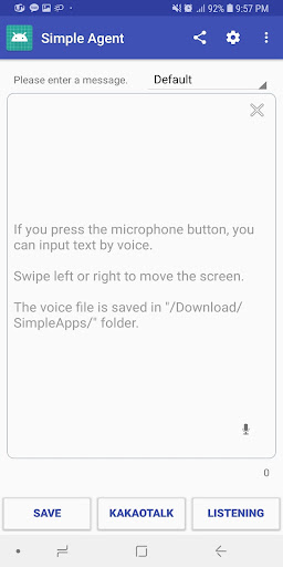 Simple Agent Screen 2