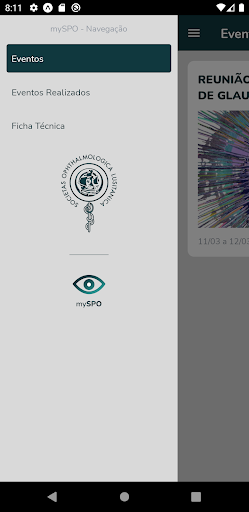Android application mySPO screenshort