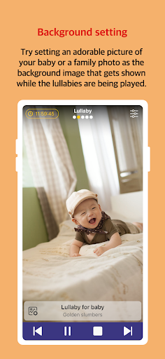 Screenshot of Don't cry my baby (lullaby)