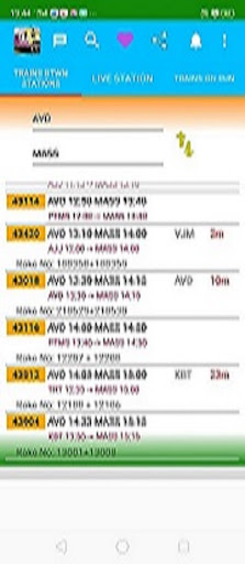 Chennai Suburb Tracking System Screen 3