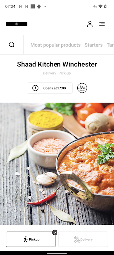 Android application Shaad Kitchen Winchester screenshort