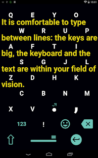 1C Big Keyboard Screenshot