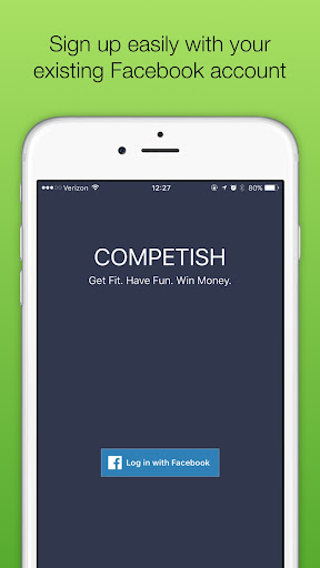 Android application Competish Weight Challenge screenshort