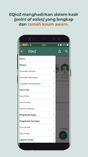 EQioZ Mart - Kasir Go Online Screen 2