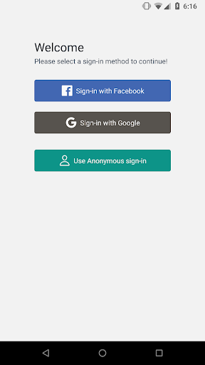 Android application Fridge Buzzer screenshort