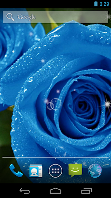 Blue Rose Live Wallpaperのおすすめ画像1