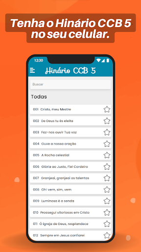 Android application Hinário CCB 5 Pro screenshort