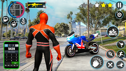 Android application Open World Games Spider Game screenshort