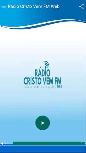 Rádio Cristo Vem FM Web