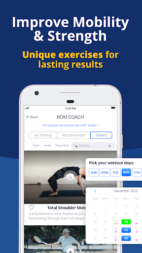 Screenshot of ROM Coach (Mobility Workouts)