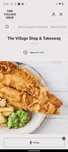 Android application Village Shop & Takeaway screenshort