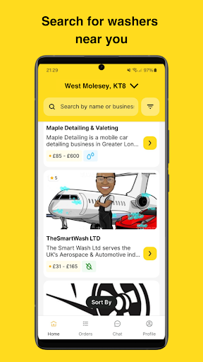 Clean Me - Mobile Car Wash Screen 2