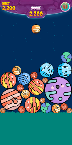 PlanetMerge - Cosmic Evolution Screen 2