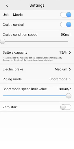 E-WHEELS Screen 3
