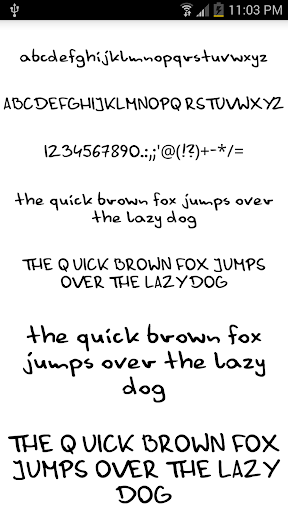 Fonts Message Maker Screen 3