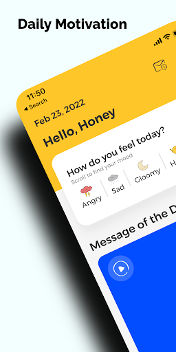 Android application DailyU: Affirmation Calm Music screenshort
