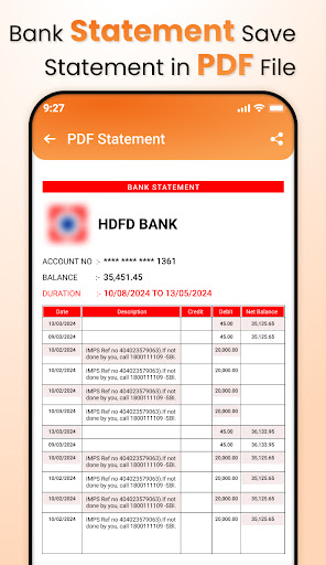 All Bank Balance - Passbook Screen 3