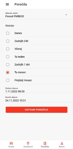 Sledilec Screen 3