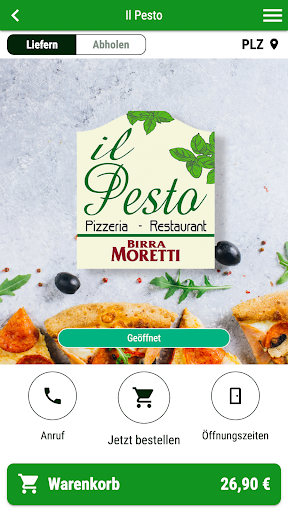 Android application Il Pesto screenshort