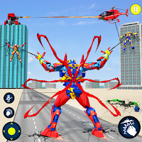 Flying Robot Superhero Games