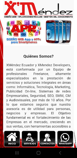 XMéndez Ecuador Diseño Web Screen 2