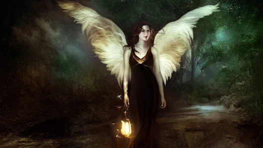 sad fairy angel wallpaper