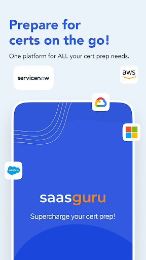 Android application saasguru: Sales force Training screenshort