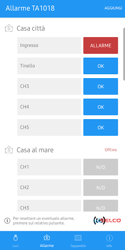 Android application WiSelco screenshort