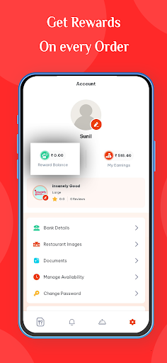 HUNGRS: Restaurant Partner Screen 3