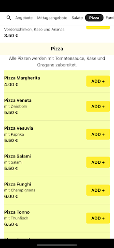 Pizzeria Bella Italia Screen 3