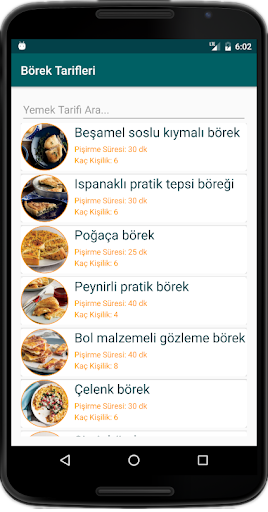 İnternetsiz Börek Tarifleri Screenshot 1 - AppWisp.com