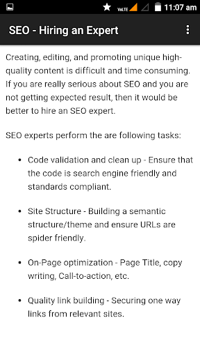 Learn SEO Screen 3