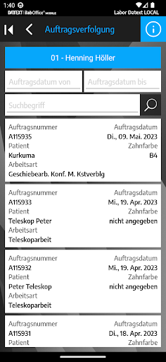 ilabOffice® Mobile Screen 2