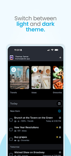 uList: Smart Lists and Planner Screen 2