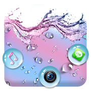 Rainbow Waterdrop Themes Live Wallpapers