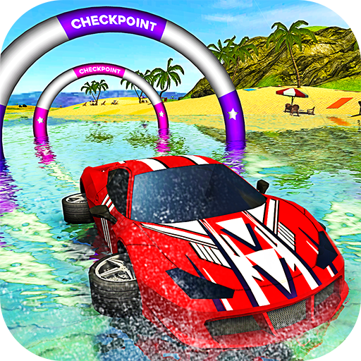 Water Slide Car Race - Water Surfing Stunts 🕹️ Play Now on GamePix