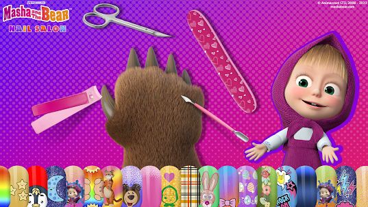 Masha and the Bear: Nail salon