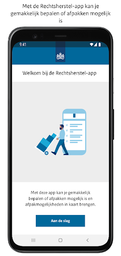 Android application Rechtsherstel-app screenshort