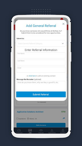 referNWC Screen 2