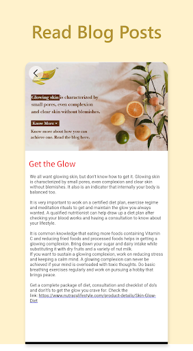 Nutracy Lifestyle Screen 3