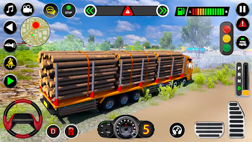 Indian Cargo Truck Driver 3D Screen 2