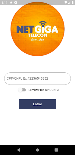 Android application NET GIGA TELECOM screenshort