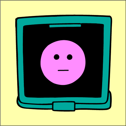 ロボット、コマッタ。 logo