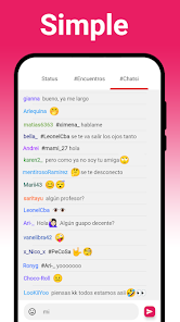 Screenshot 1 Chatsi: Anónimo, ligar y citas android