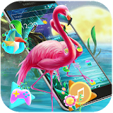 Pink Flamingos Theme &amp; Lock Screen icon