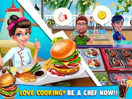COOKING FUN Crazy Chef Kitchen Craze Cooking Games
