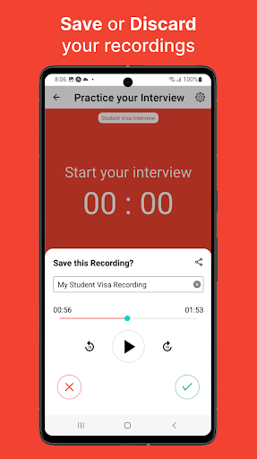 PepTalk: Practice Interviews Screen 3